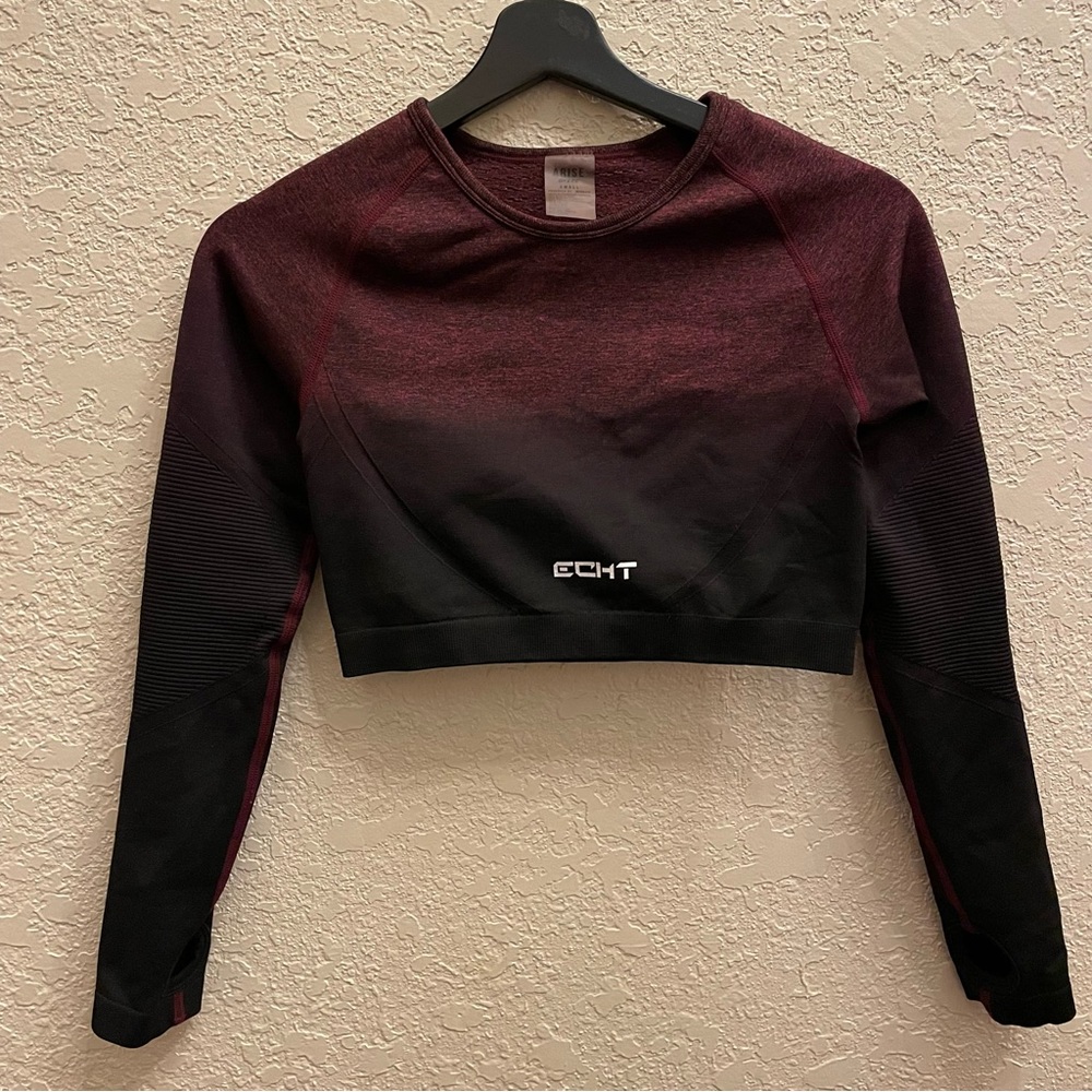 ECHT long sleeve seamless crop top